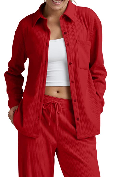 Breathe Easy Ribbed Front Shirt