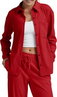 Beyond Yoga Breathe Easy Ribbed Front Shirt