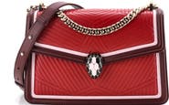 Pre-Owned Bvlgari Serpenti Forever Shoulder Bag Quilted Leather Small