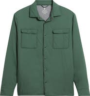johnnie-O Denzel Featherweight Nylon Snap-Up Shirt Jacket