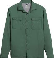johnnie-O Denzel Featherweight Nylon Snap-Up Shirt Jacket