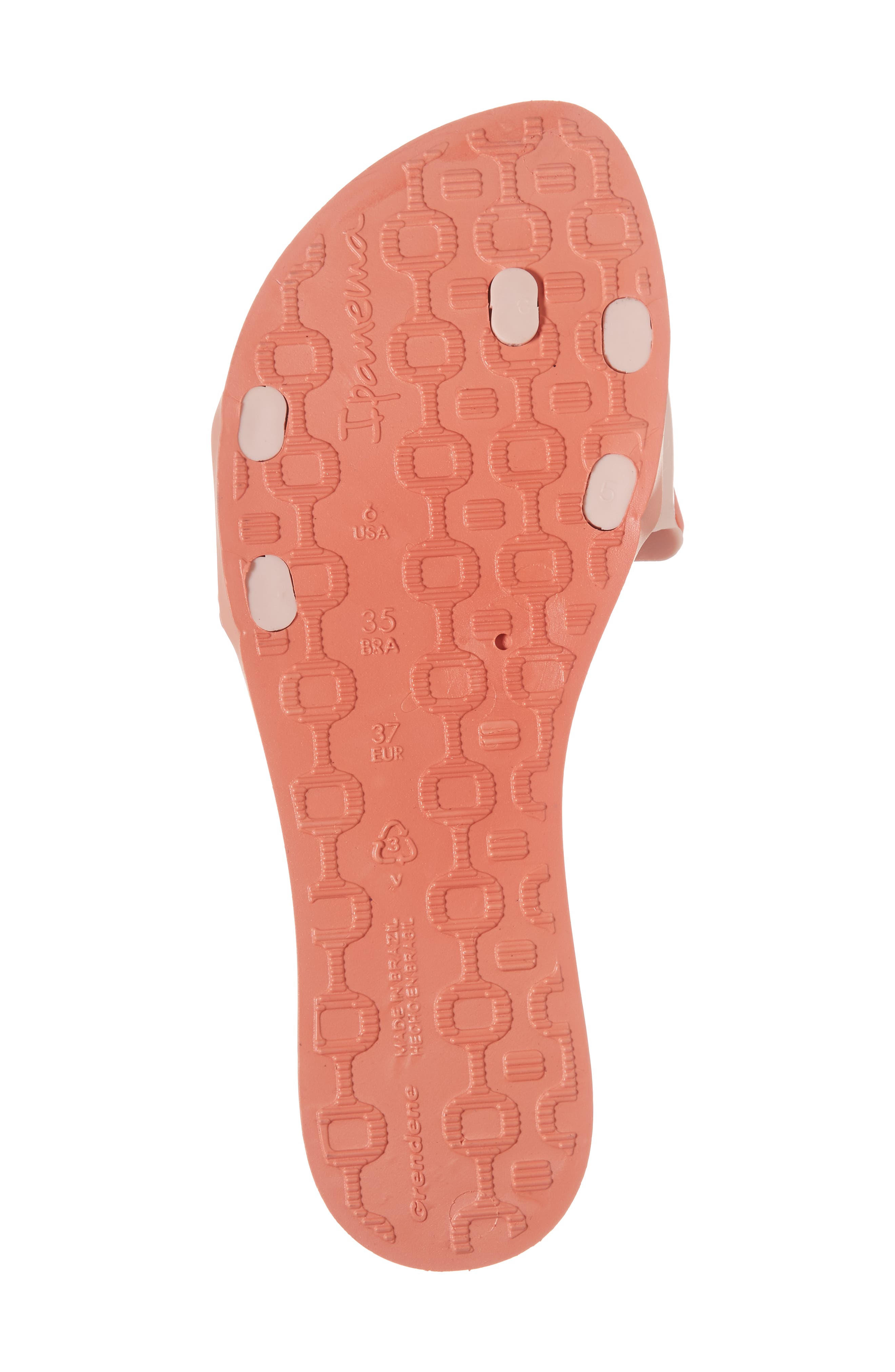 Nectar Floral Slide Sandal, Alternate, color, ORANGE/ PINK
