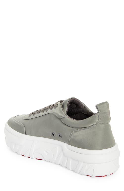 Christian Louboutin Choukario Platform Sneaker In Smoke Grey