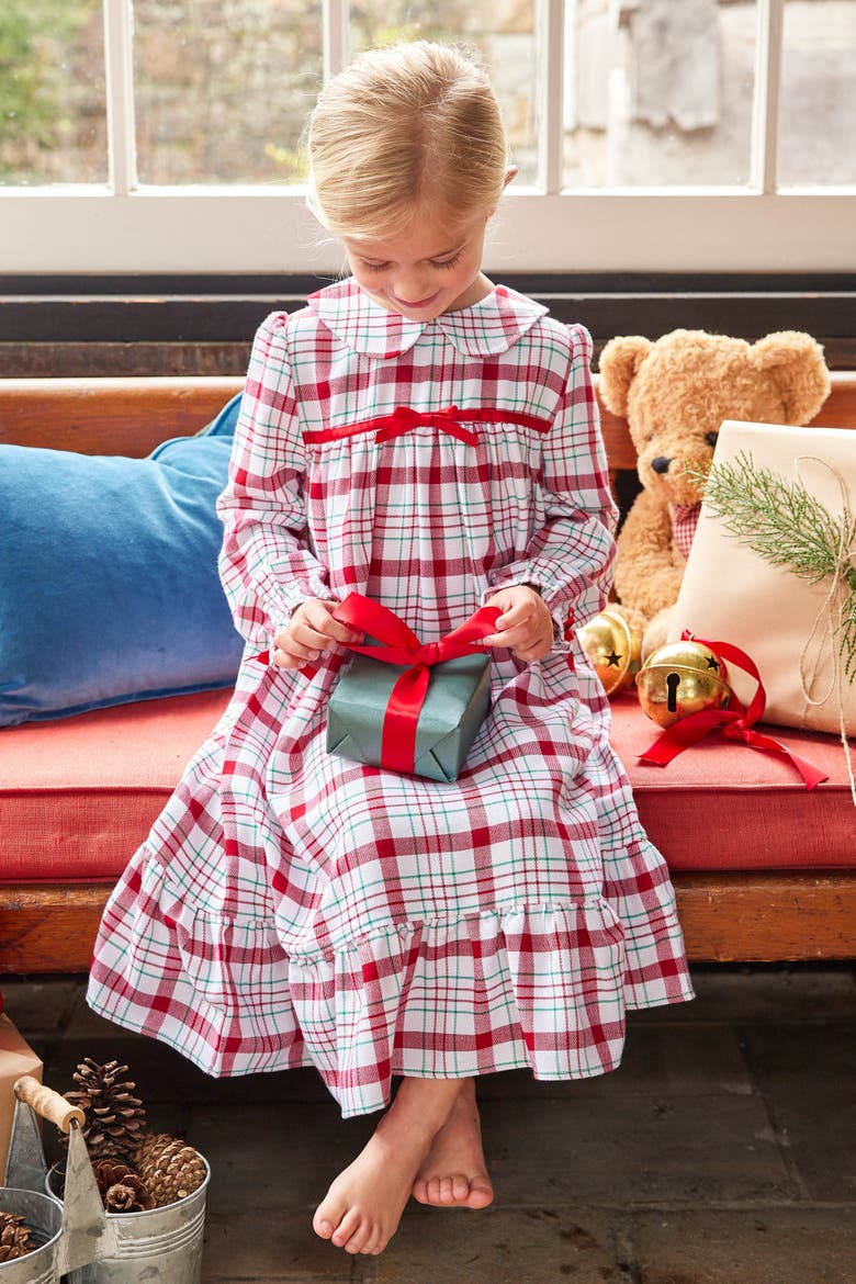 Kids' Classic Nightgown, Alternate, color, Holiday Plaid