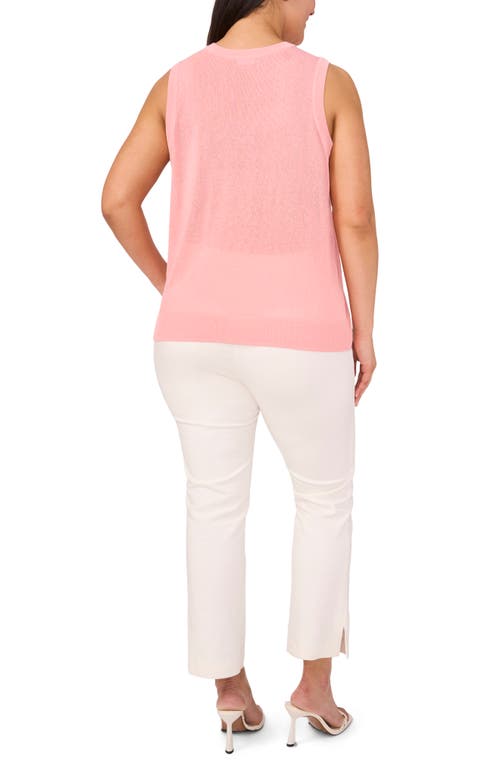 Halogen ® Crewneck Sleeveless Sweater In Pink