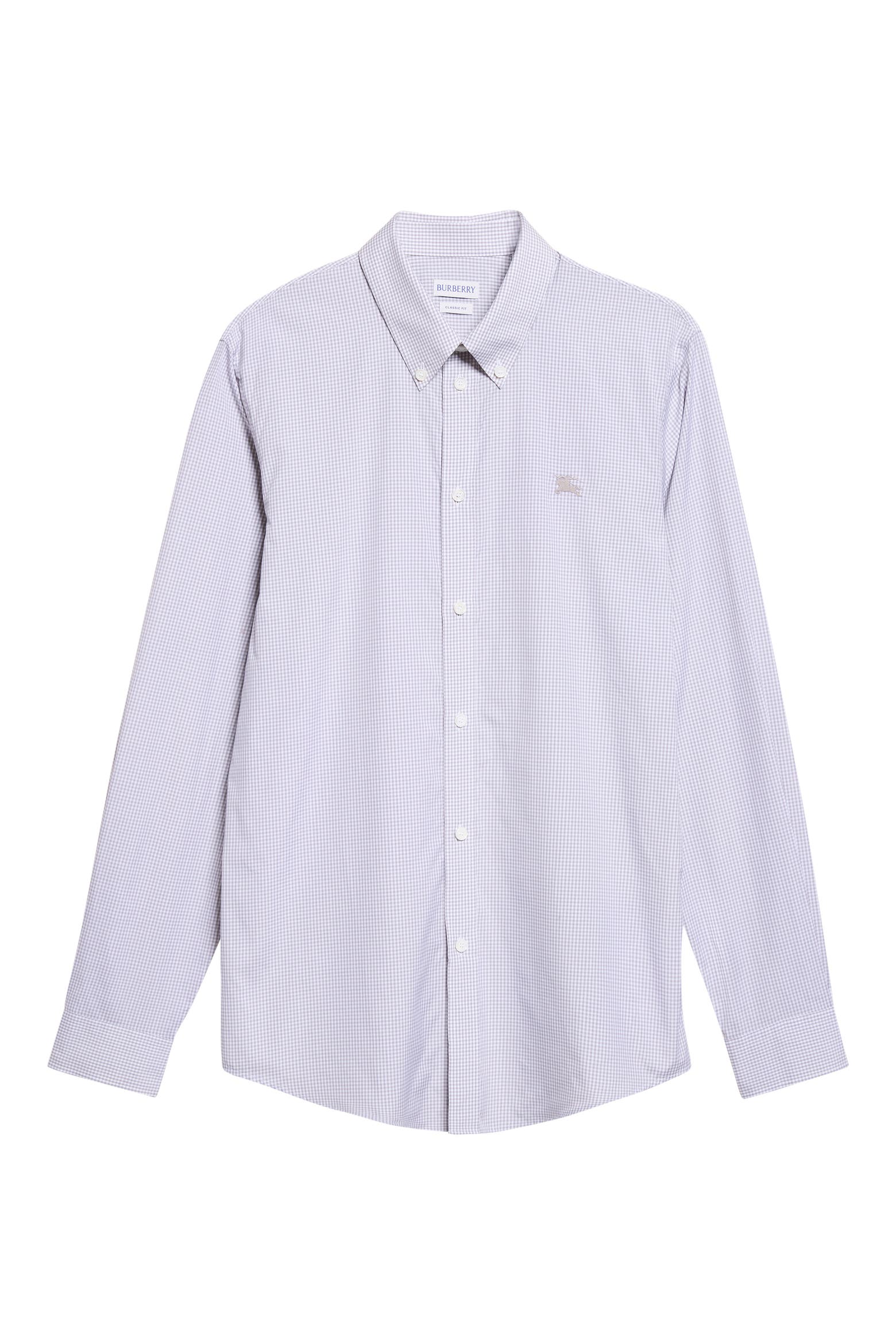 New Men's Check Design Burberry Sam Check Button Down Shirt (Men) | Nordstrom
