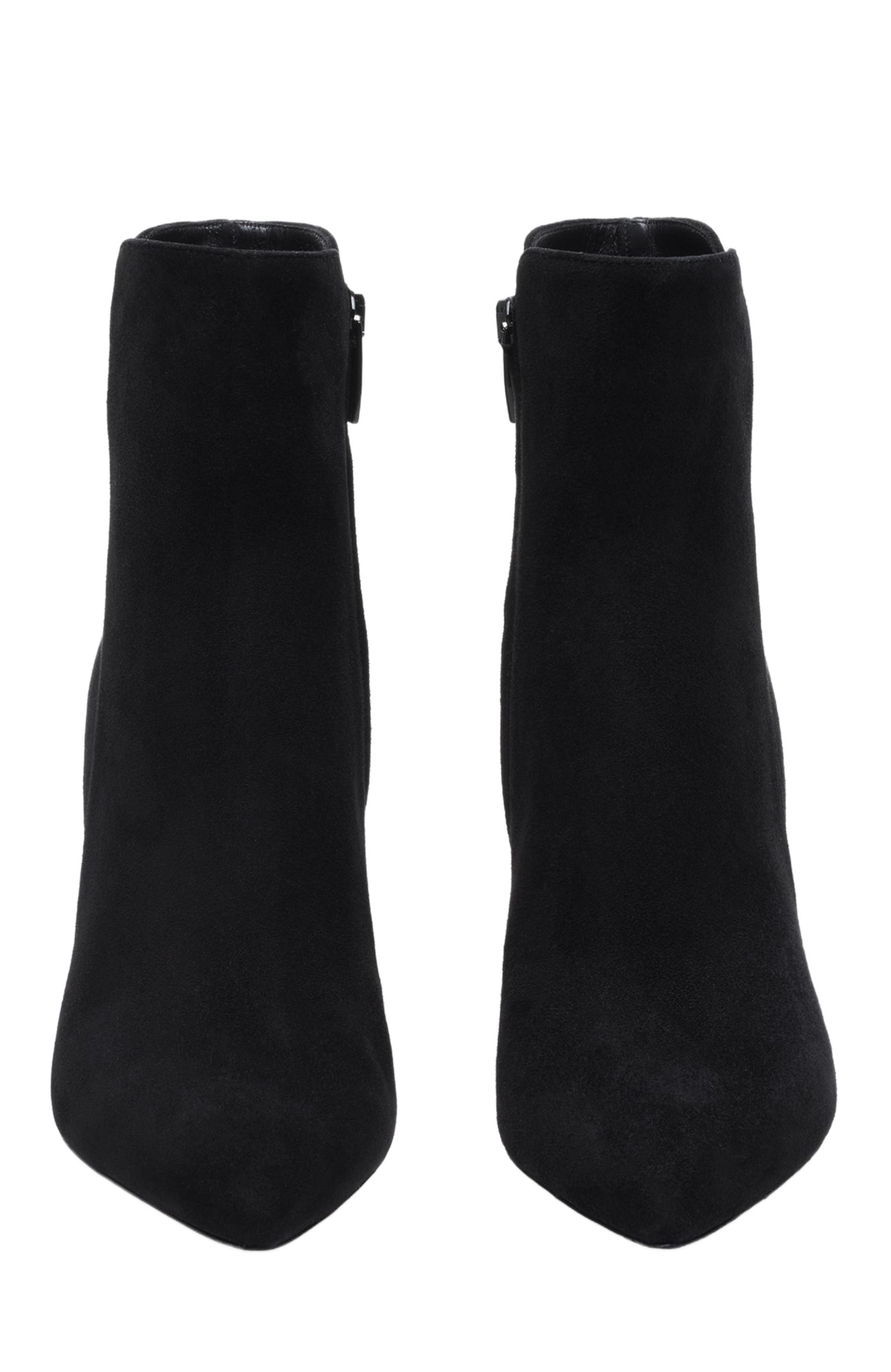 Gianvito Rossi Levy 85 Booties, Alternate, color, Black Suede
