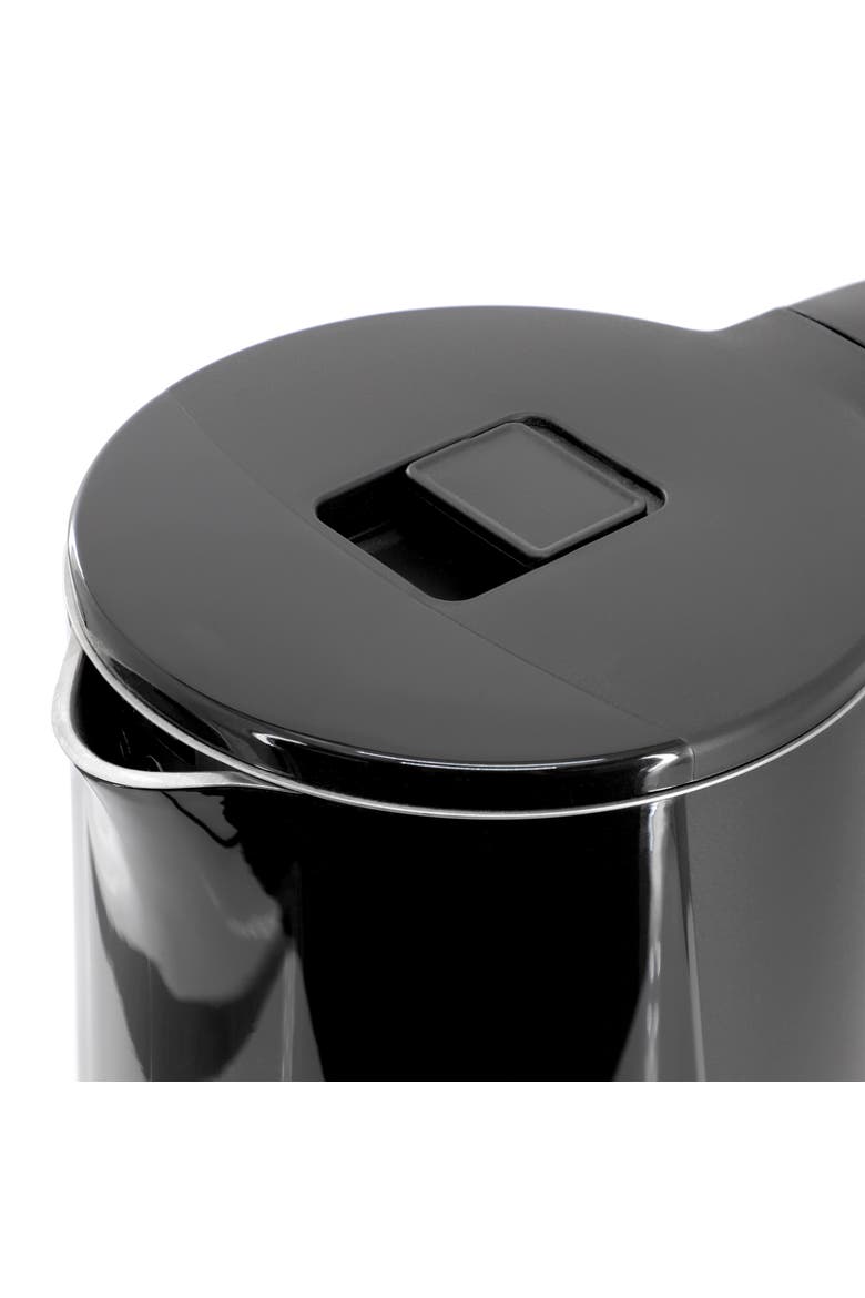 1.8 Quart Stainless Steel Electric Tea Kettle in Black, Alternate, color, Black