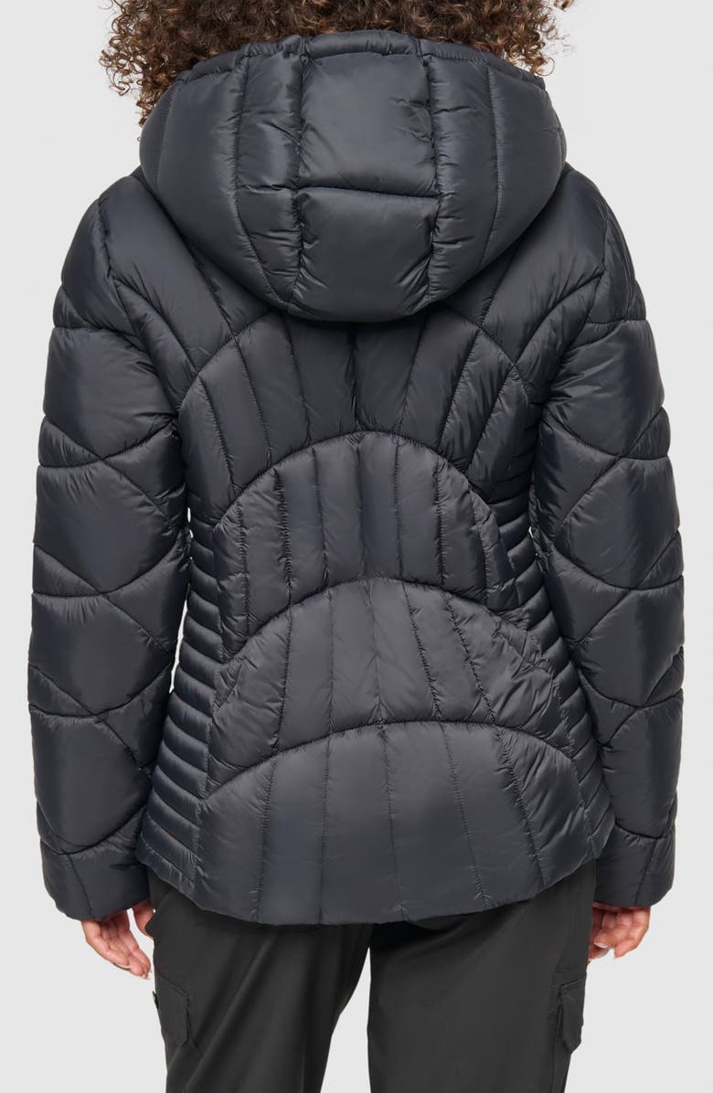 DKNY Cire Packable Hooded Puffer Jacket, Alternate, color, 