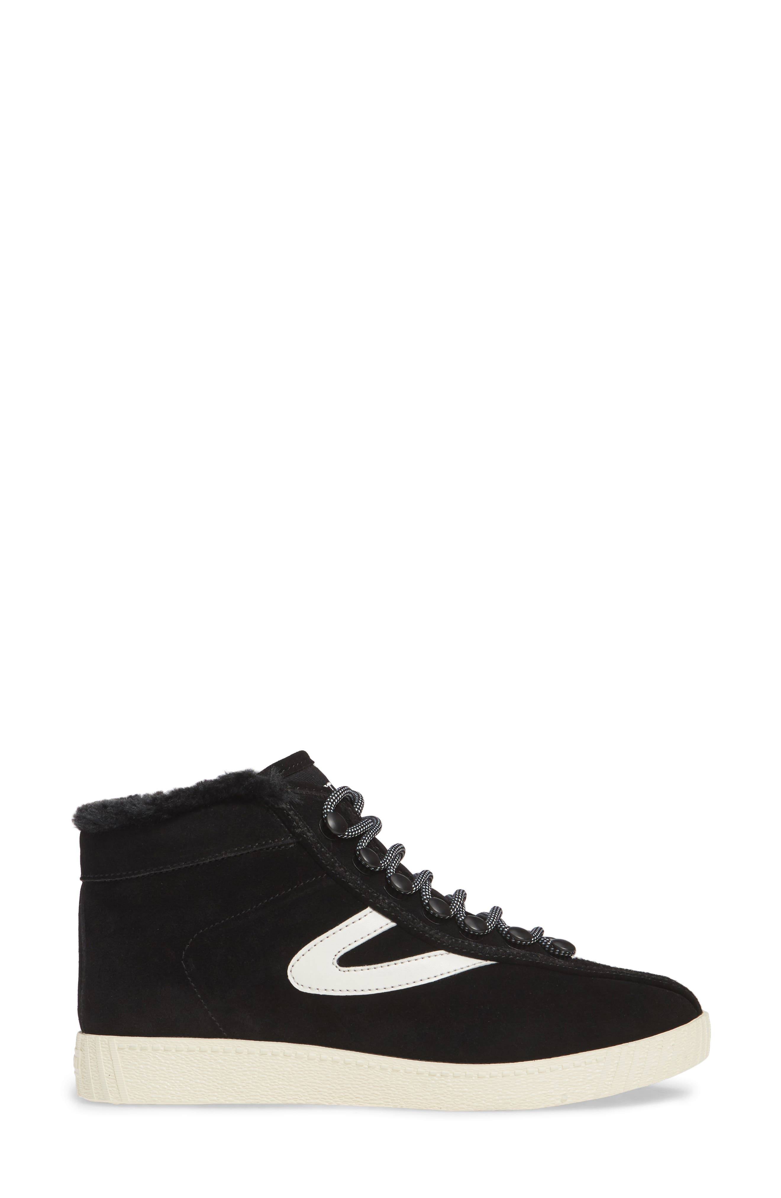 Tretorn Nylite Hi 50 Faux Fur Lined High Top Sneaker, Alternate, color, 