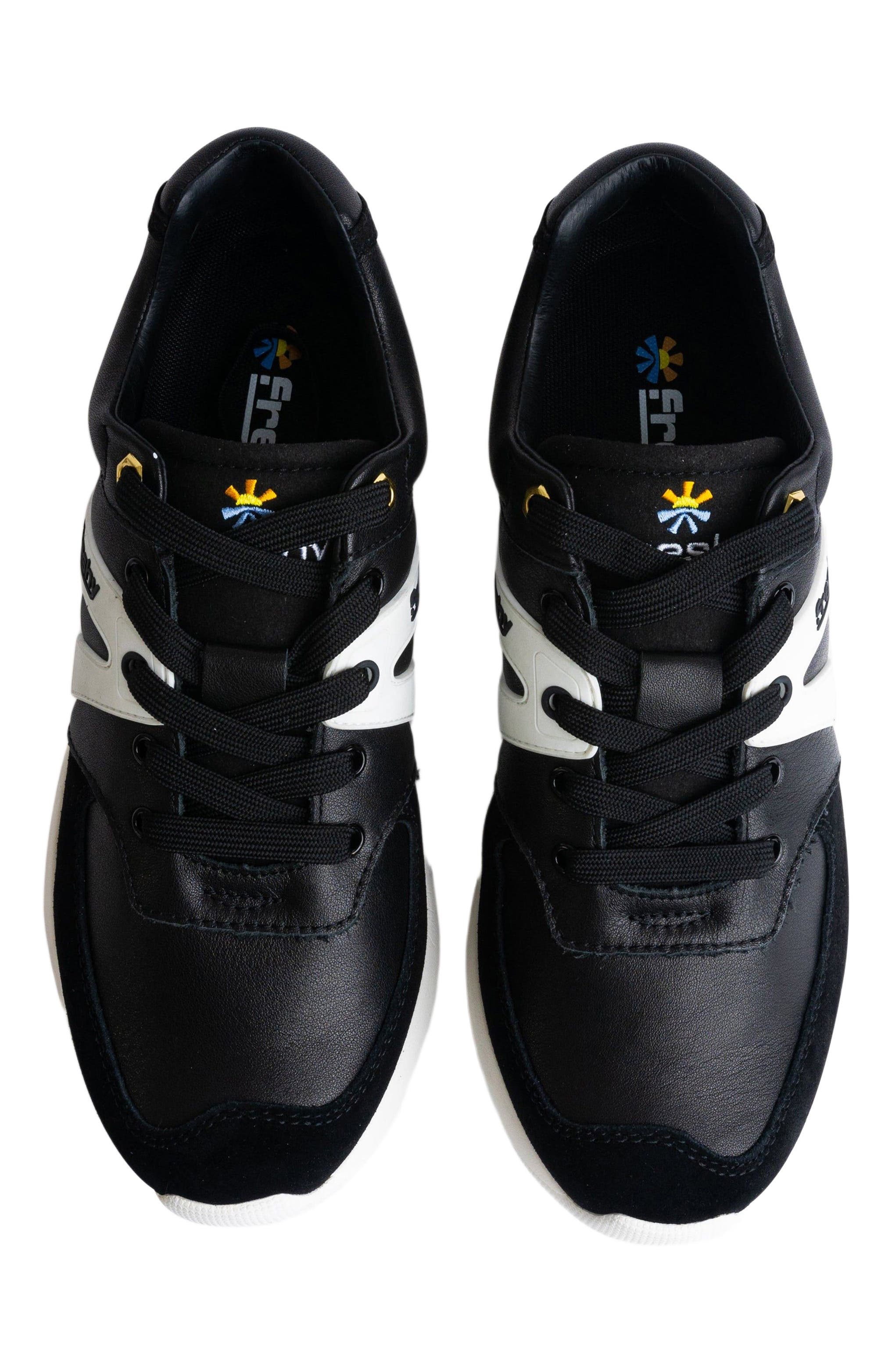 Freshy Supafly Nites Sneaker, Alternate, color, Black/White