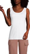 Lands' End Cotton Tank Top