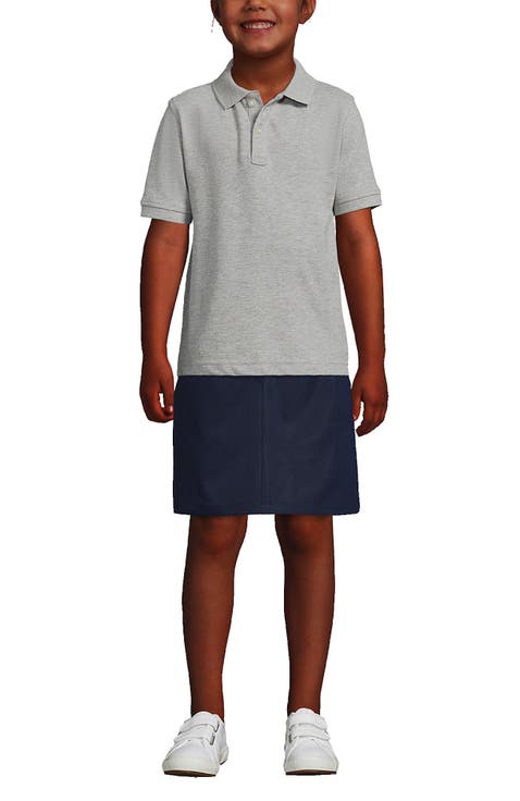 School Uniform Kids Short Sleeve Mesh Polo Shirt