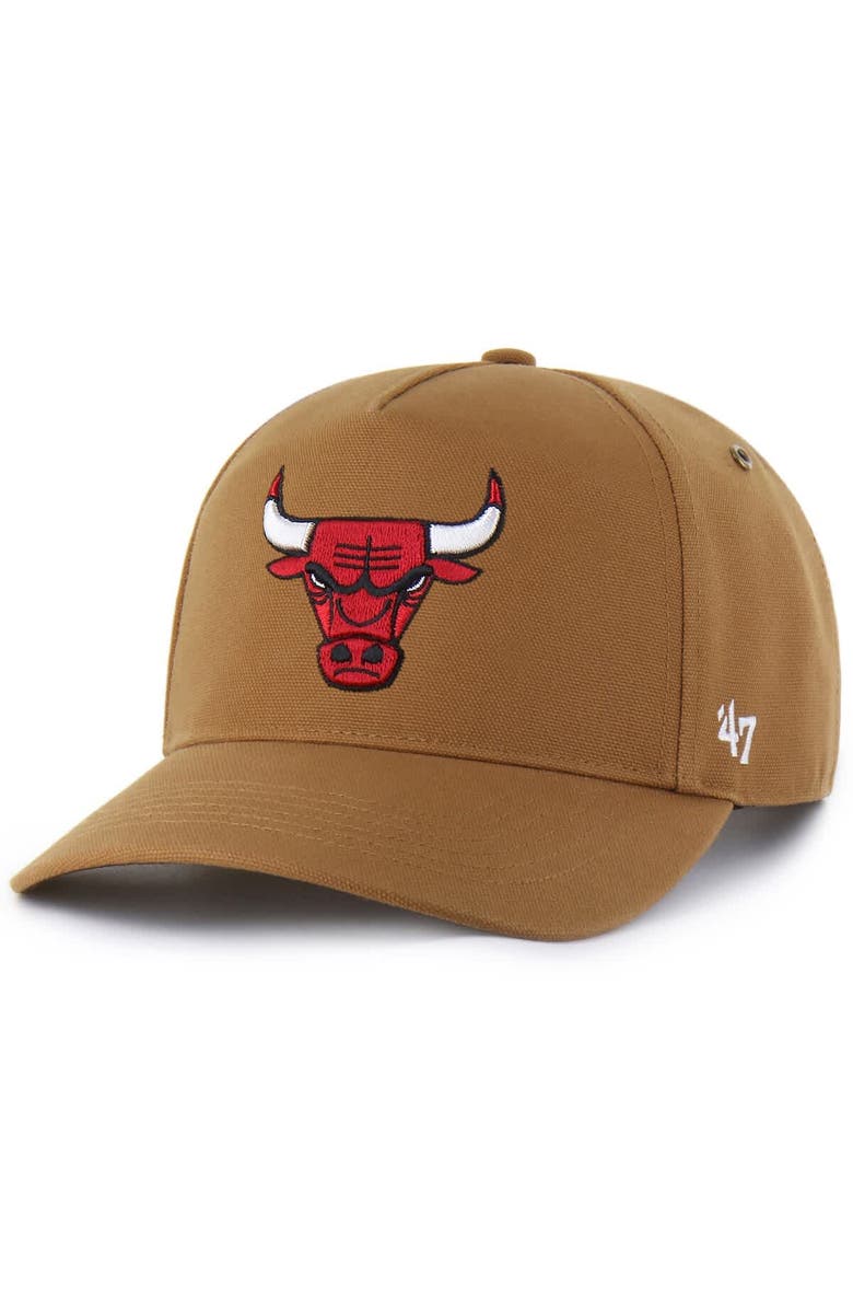 CARHARTT X 47 Men's Carhartt x '47 Brown Chicago Bulls Hitch Adjustable Hat, Main, color, Brown