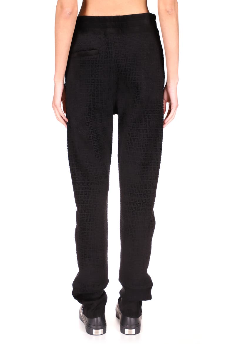 4G Logo Knit Joggers, Alternate, color, BLACK
