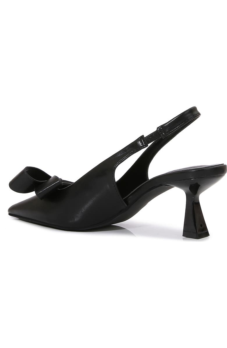 BERNESS Calliope Asymmetric Bow Slingback Pump, Alternate, color, Black