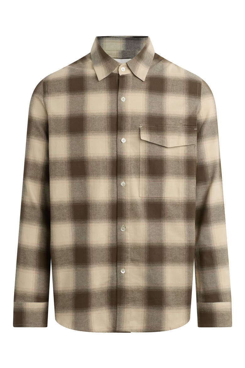 The Reynolds Plaid Cotton Button-Up Shirt, Alternate, color, BUNGEE PLAID