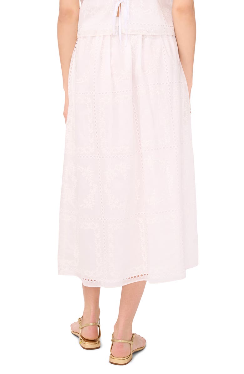 1.STATE Eyelet Midi Skirt, Alternate, color, Ultra White