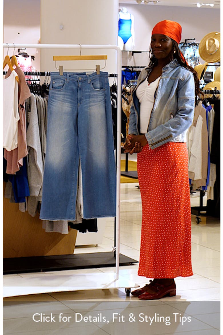 Saige Ankle Wide Leg Jeans video