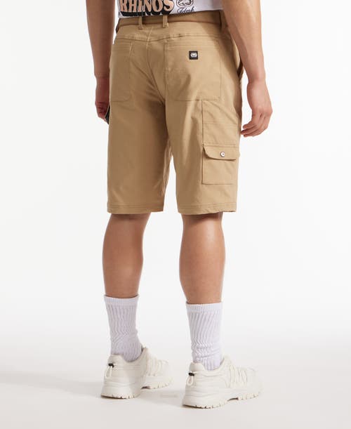 Ecko Unltd Keep Tabs On Belted Cargo Short