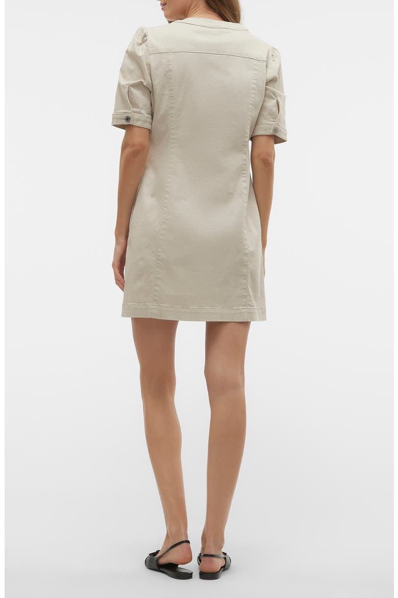 Wild Gena Denim Minidress, Alternate, color, PUMICE STONE