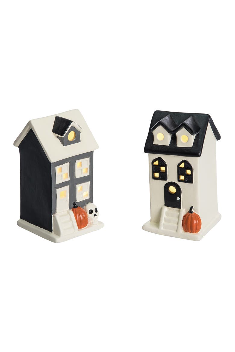Dolomite Light Up Halloween House Set of 2, Main, color, Multicolored