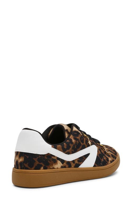 Dolce Vita Voyage Leopard Color Block Lace-up Sneakers