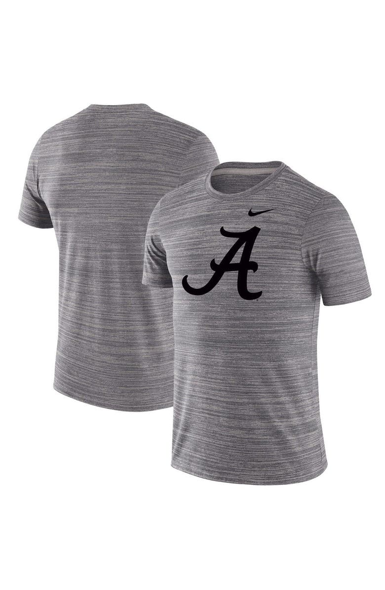 Nike Men's Nike Charcoal Alabama Crimson Tide Big & Tall Performance Velocity Space Dye T-Shirt, Main, color, 