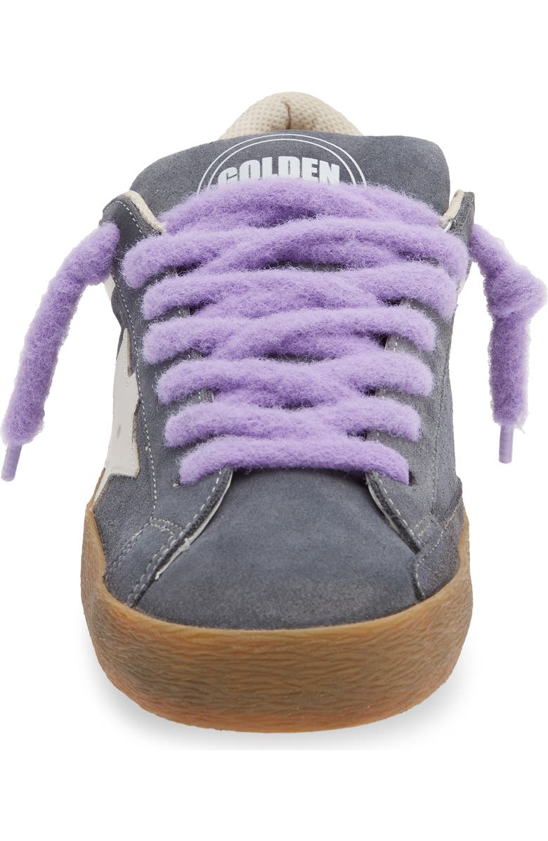 Golden Goose Super-Star Sneaker, Alternate, color, Stone Blue/Milk/Silver