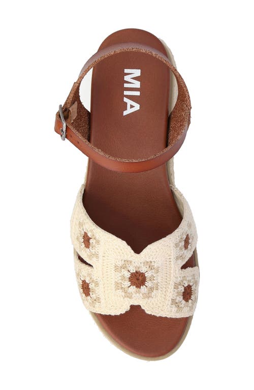 Mia Keva Ankle Strap Platform Sandal