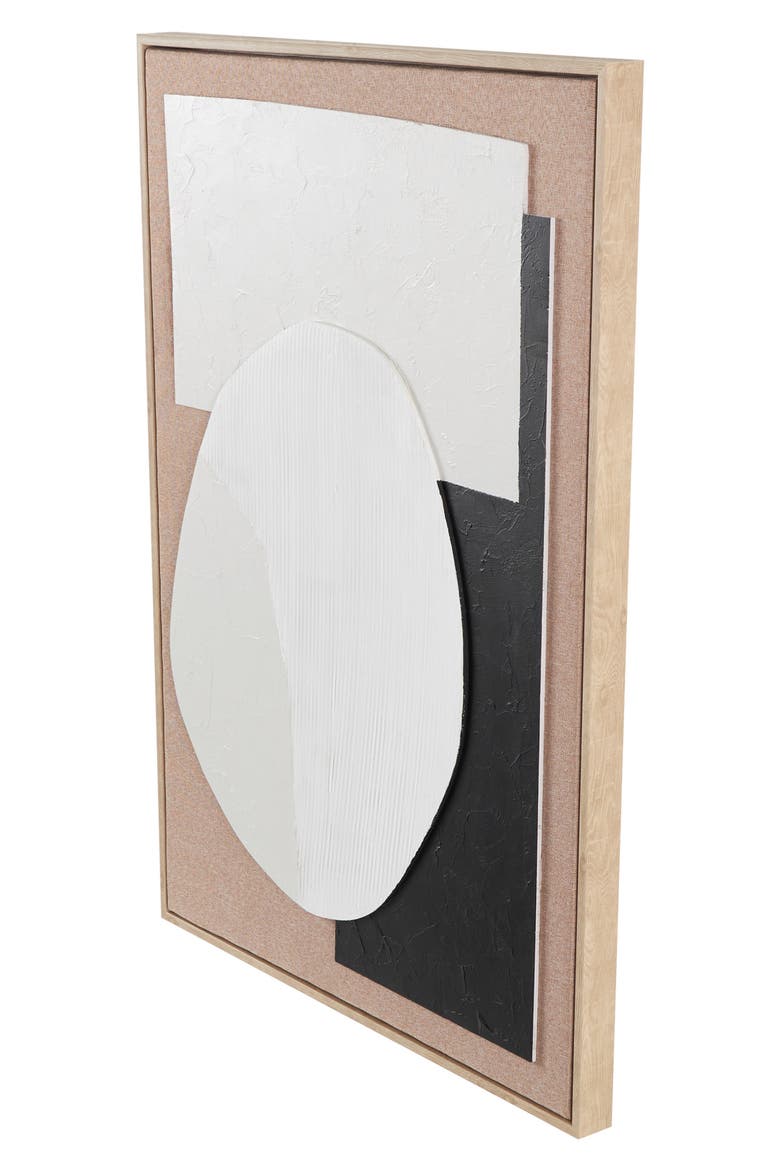 Abstract Framed Wall Art, Alternate, color, BROWN