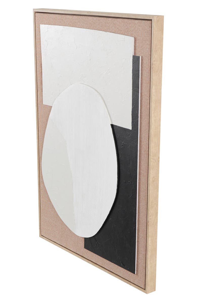 VIVIAN LUNE HOME Abstract Framed Wall Art, Alternate, color, Brown