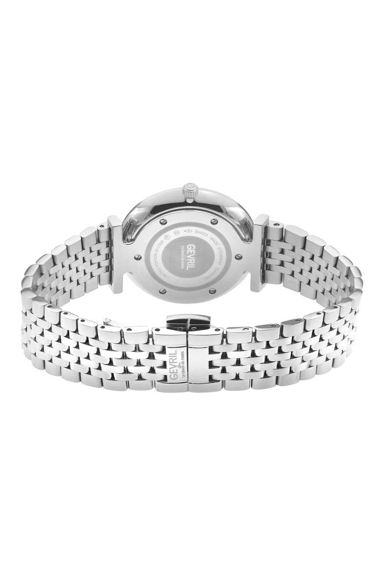 Atelier Diamond Pavé Bracelet Watch, 32mm - 1.0ct, Alternate, color, SILVER