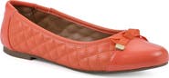 White Mountain Footwear Seaglass Quilted Ballet Flat