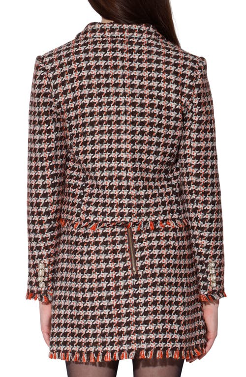Walter Baker Veronica Tweed Blazer In Multi