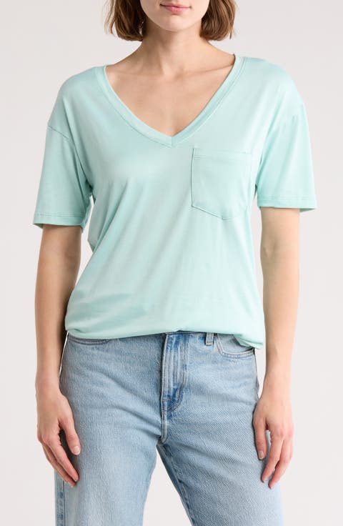 V-Neck Pocket T-Shirt