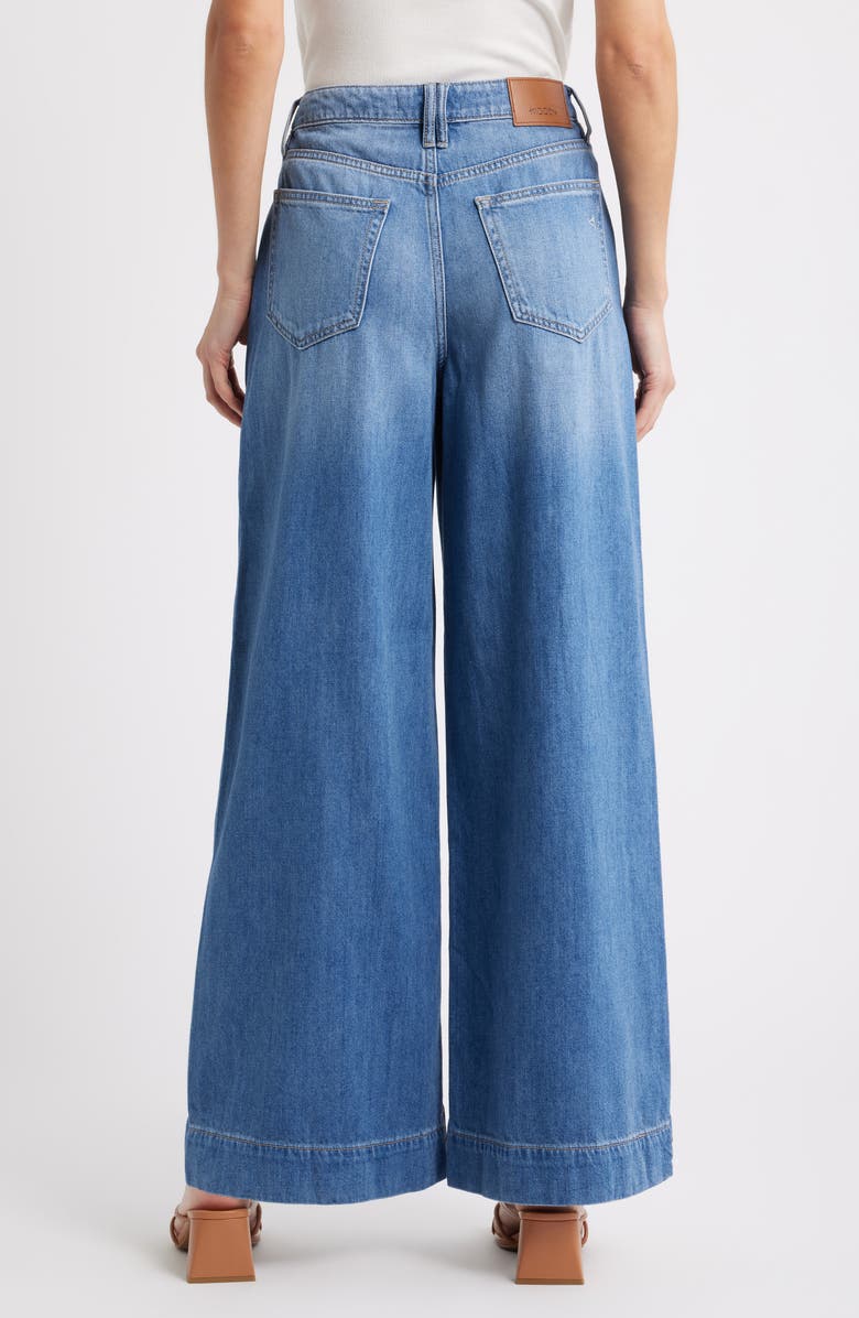 HIDDEN JEANS High Waist Super Wide Leg Jeans, Alternate, color, Medium Wash