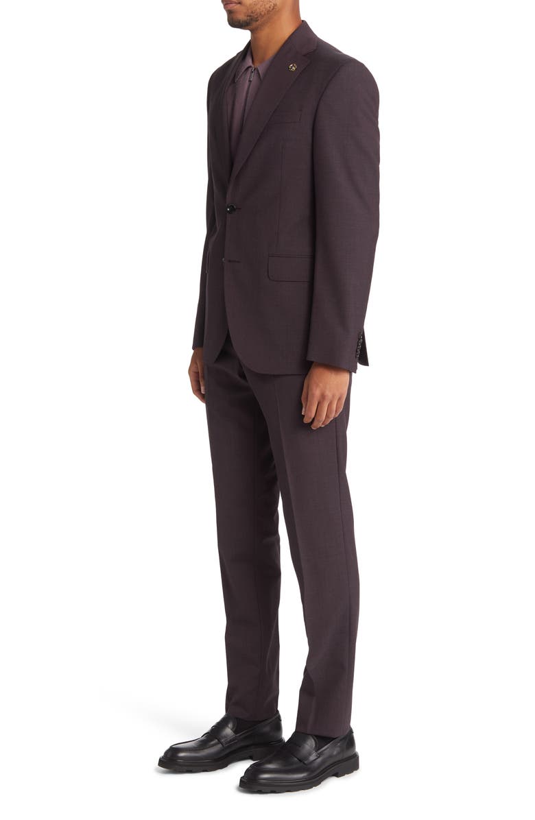 Ted Baker London Roger Extra Slim Fit Stretch Wool Suit, Alternate, color,