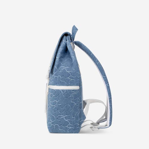 Mah Camouflage Denim Siro Backpack In Blue