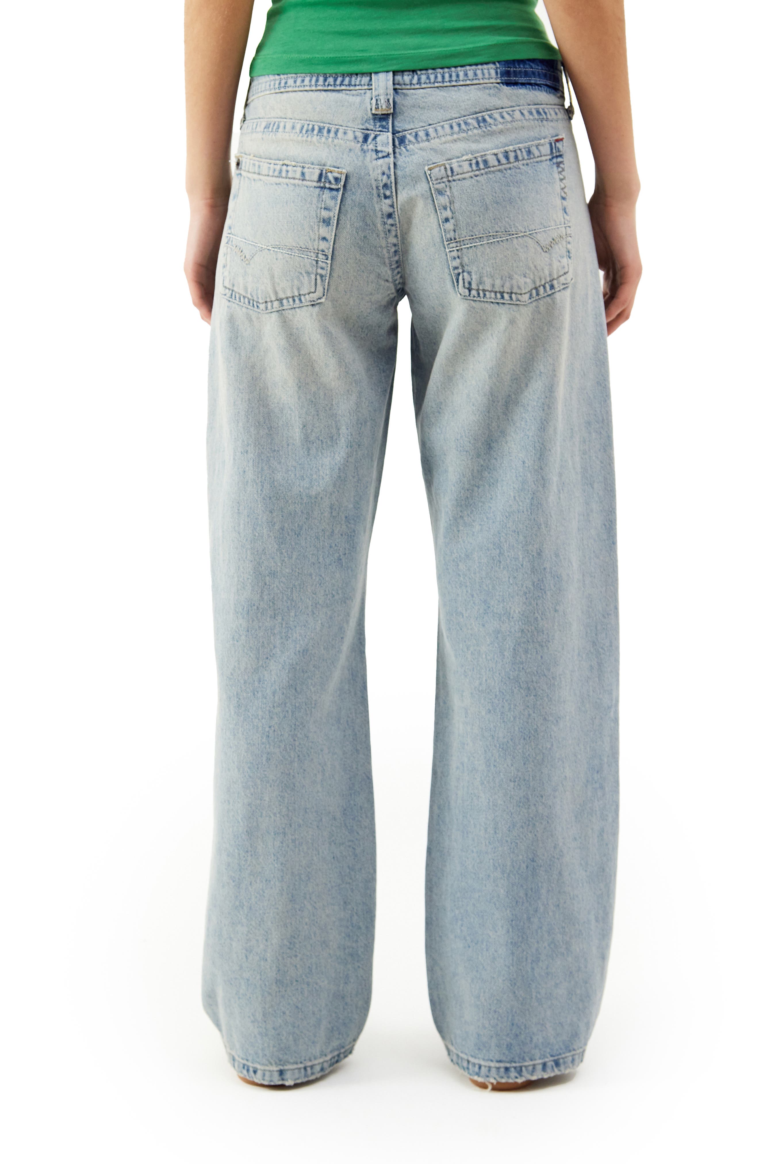 Kayla Low Rider Wide Leg Jeans (Women) | Nordstrom