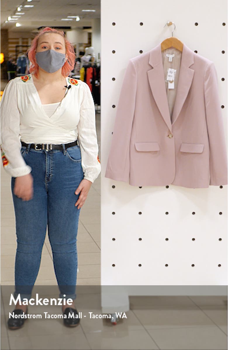 Clean Crepe Blazer, sales video thumbnail