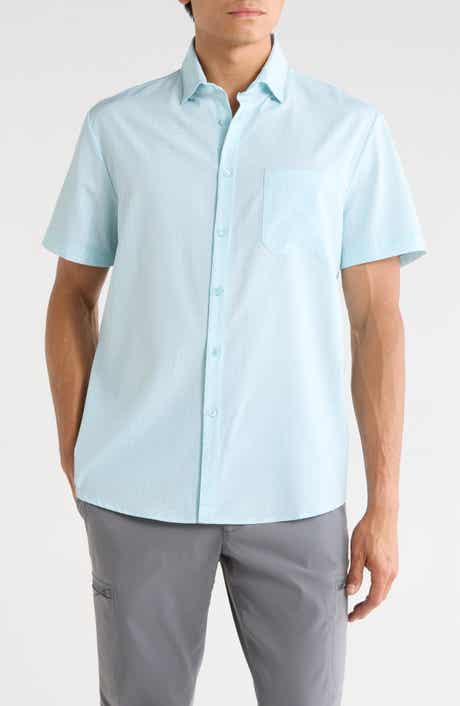 Tripp Short Sleeve Button-Up Golf Shirt