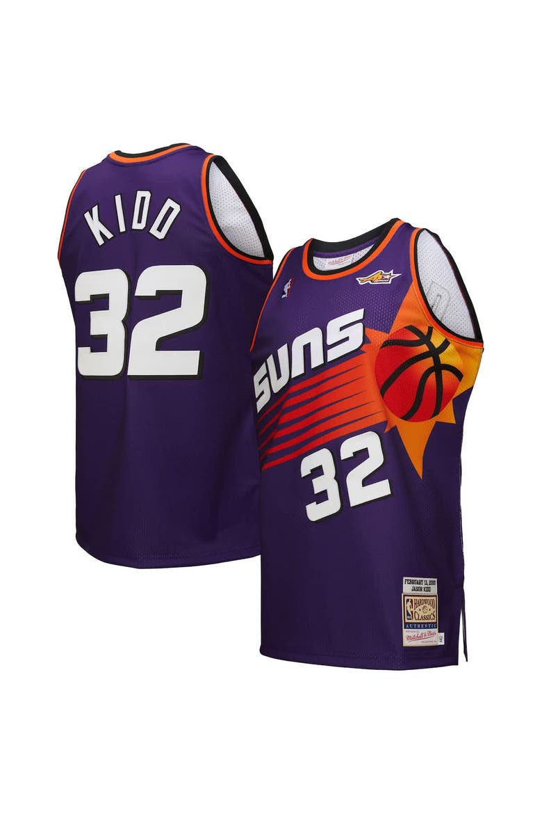 Men's Mitchell & Ness Jason Kidd Purple Phoenix Suns 2000 NBA All
