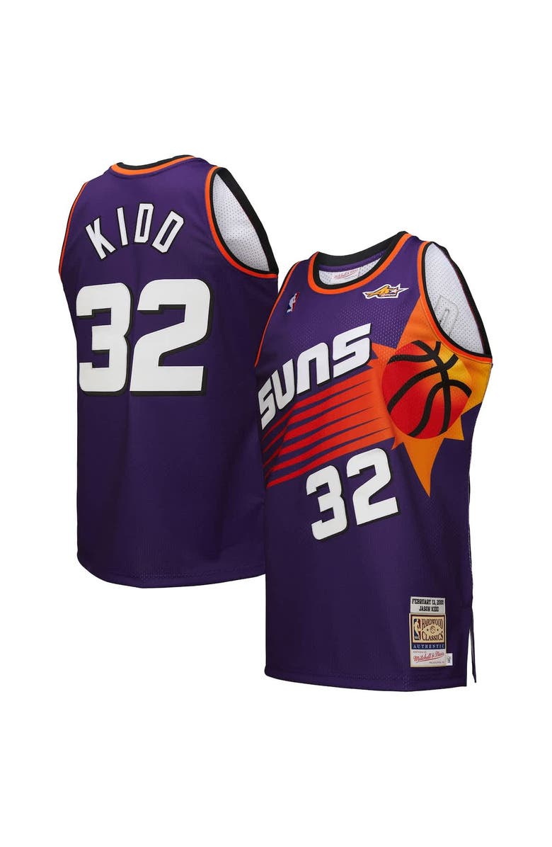 Mitchell & Ness Men's Mitchell & Ness Jason Kidd Purple Phoenix Suns 2000 NBA All-Star Game Authentic Jersey, Main, color, Purple