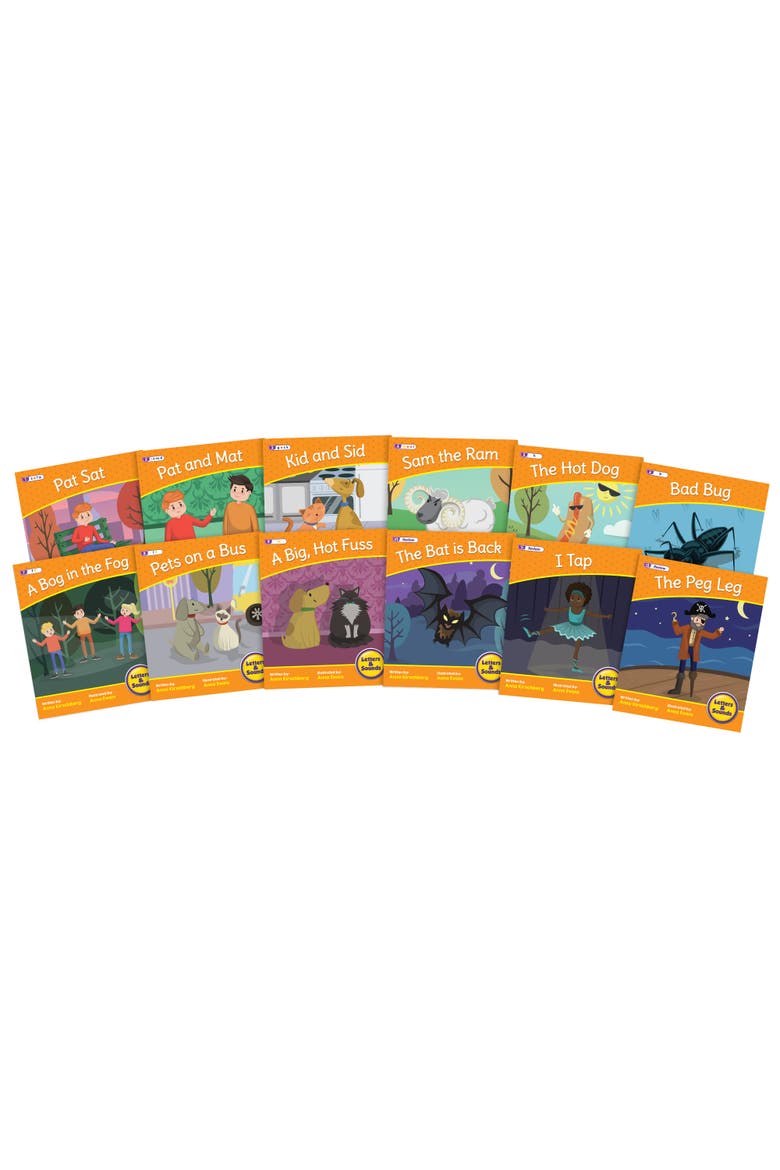 Letters & Sounds Phase 2 Set 2 Fiction Educational Learning Set, Alternate, color, Multicolored