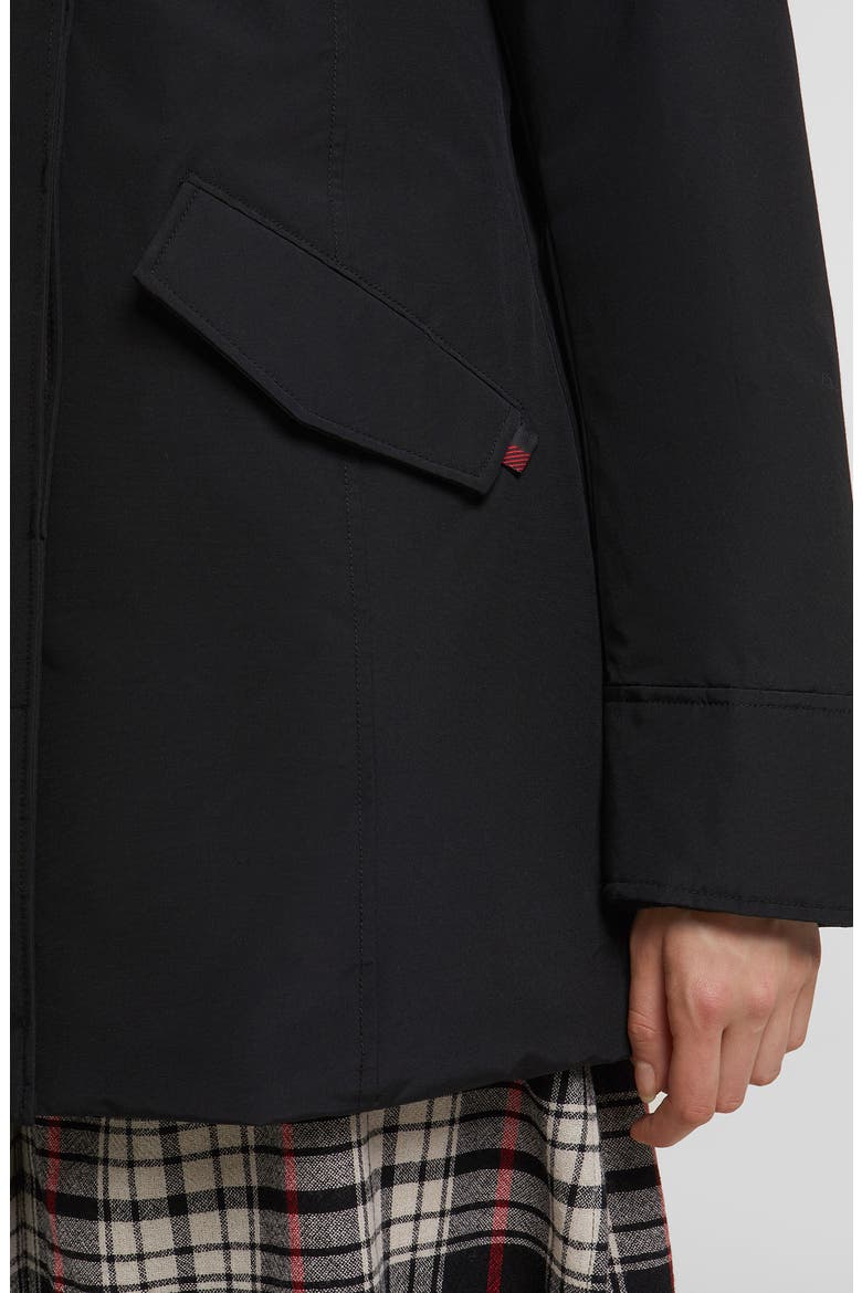 Arctic Down Parka with Genuine Coyote Fur Trim, Alternate, color, BLACK
