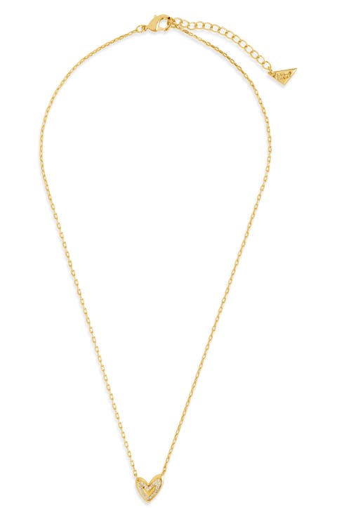 Mabel Cubic Zirconia Heart Pendant Necklace