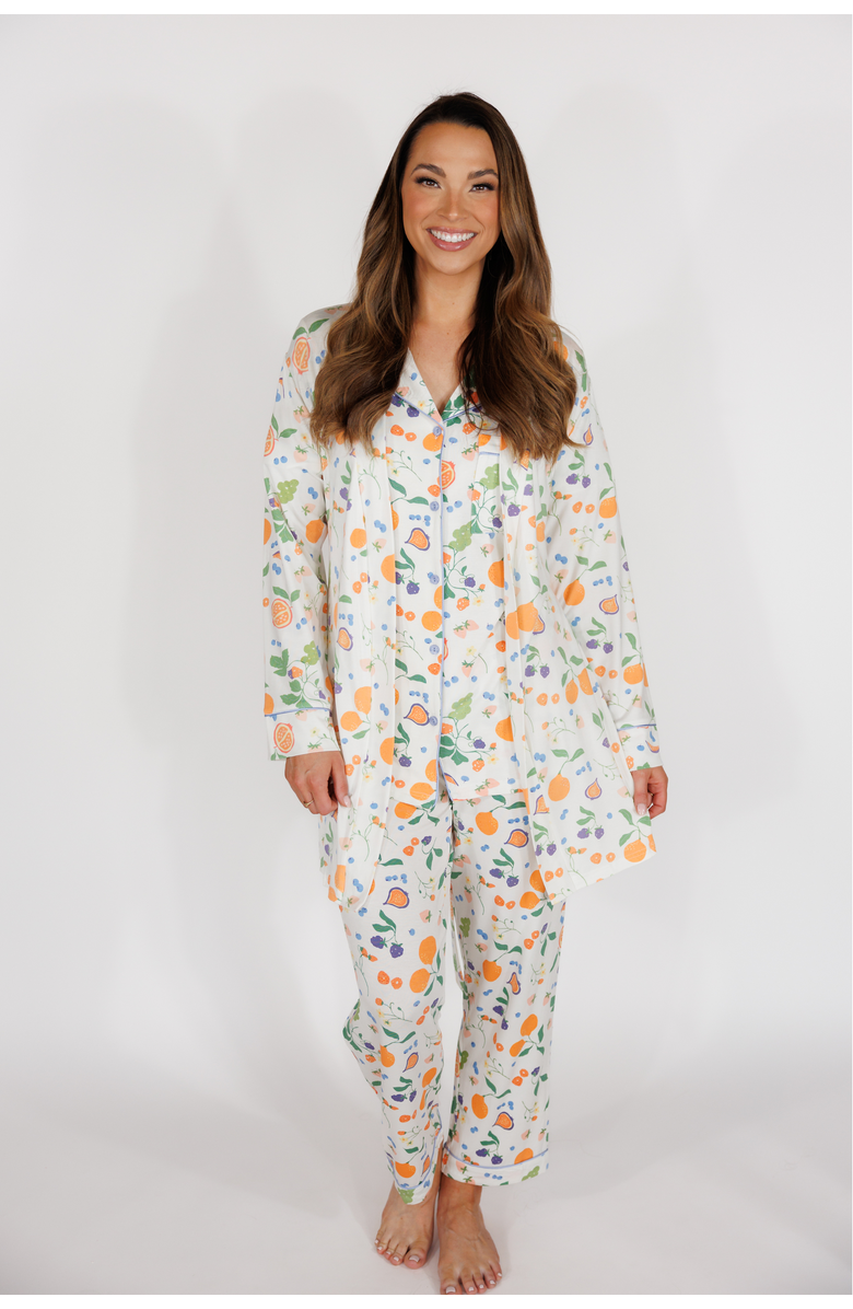 In My Sundays Short Robe, Alternate, color, Summer Spritz