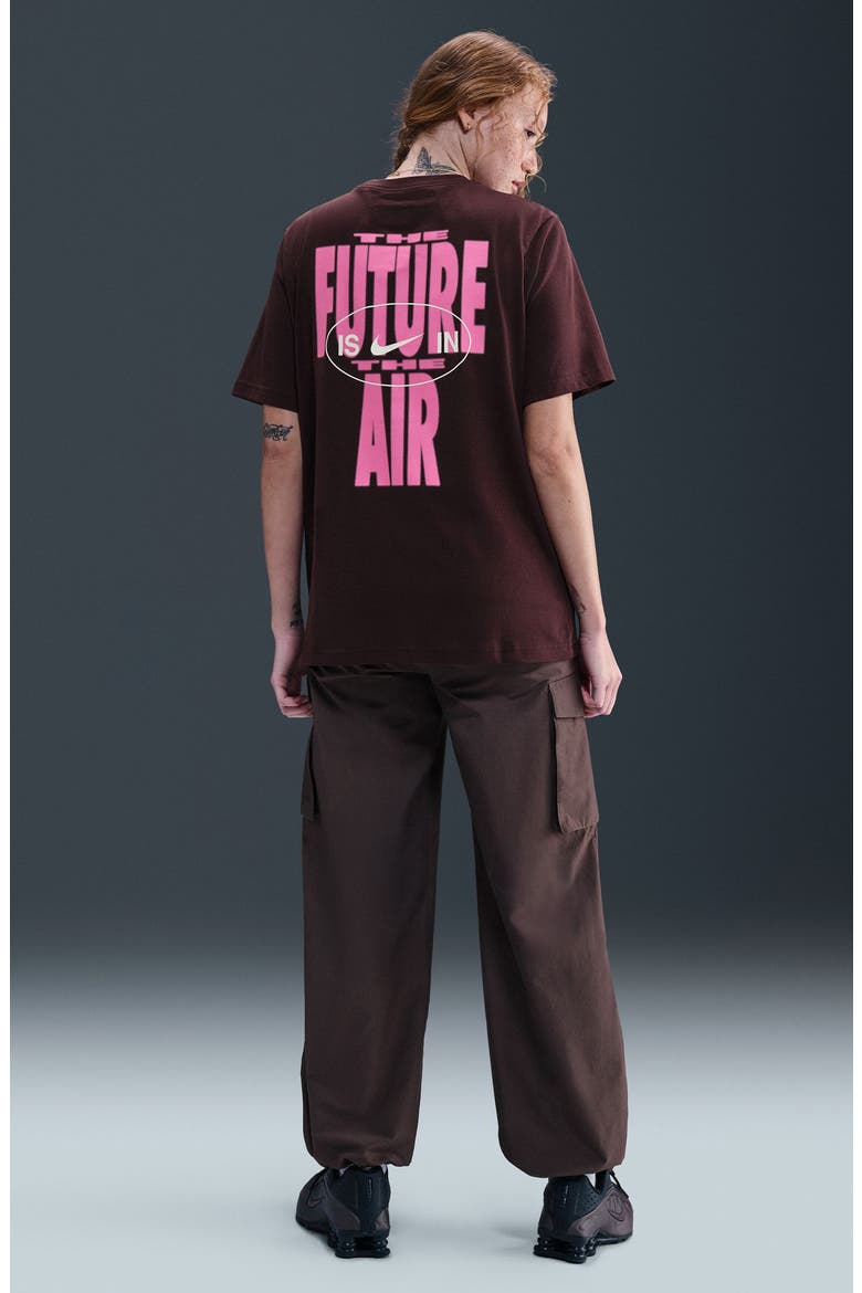 Sportswear The Future is in the Air Graphic T-Shirt, Alternate, color, BURGUNDY CRUSH