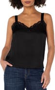 Liverpool Los Angeles Lace Trim Satin Camisole